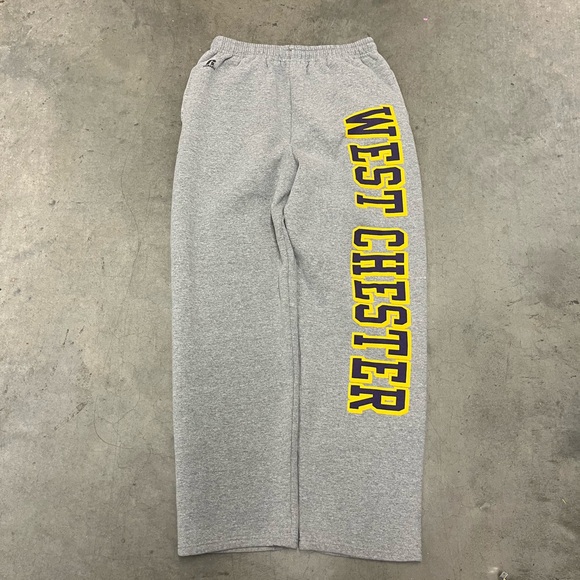 Y2K Spellout Russell Athletic West‎ chester university sweatpants - Picture 1 of 7